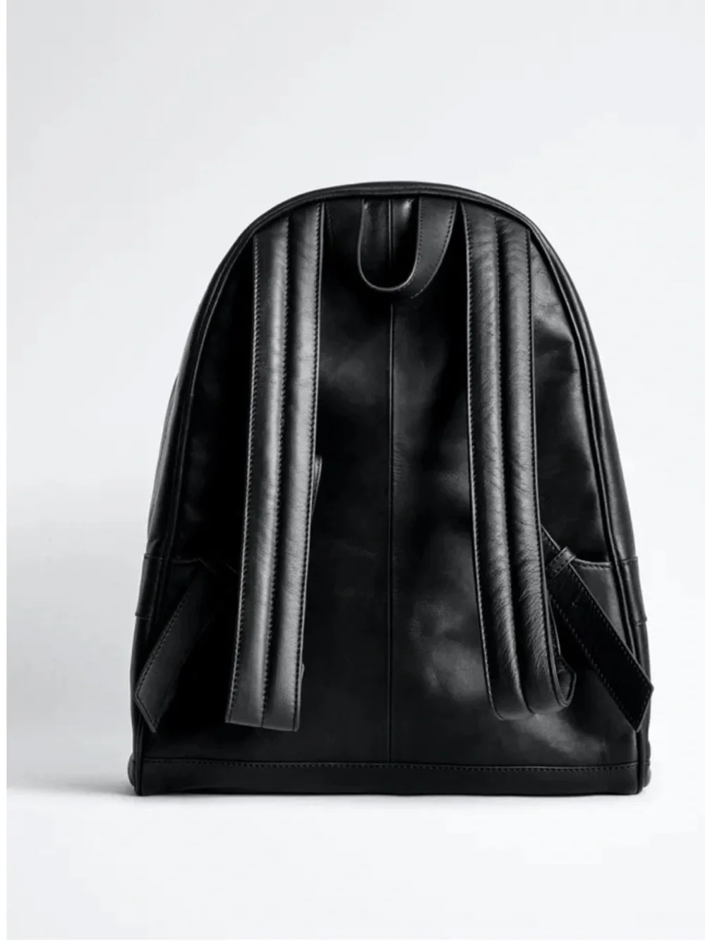 ZADIG&VOLTAIRE Black Leather Backpack - Sleek Everyday Carry